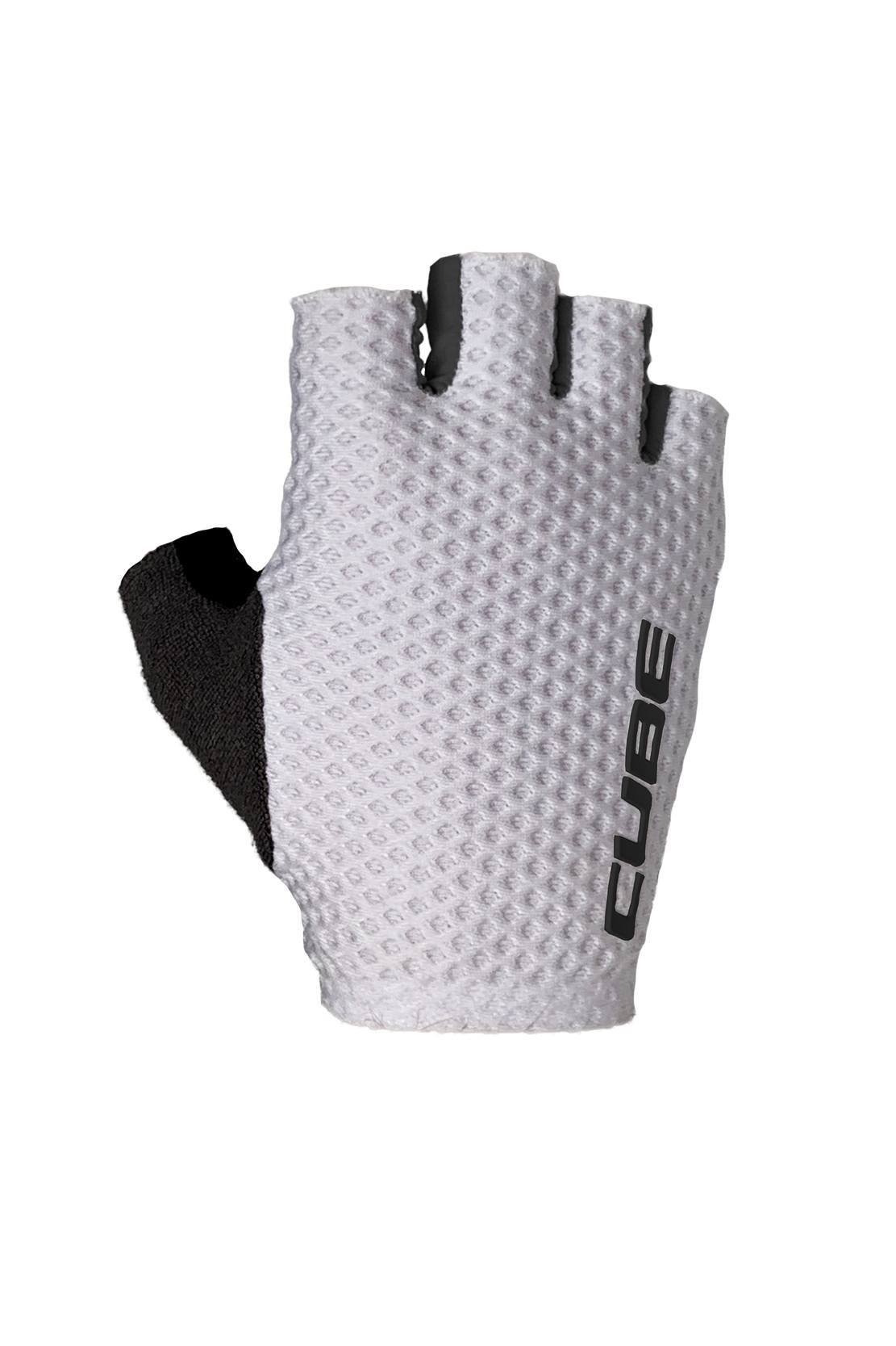 Cube Race Fahrrad Handschuhe kurz weiß 2027