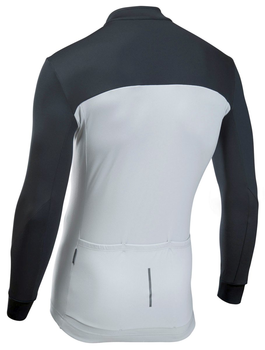 Northwave Force 2 Full Zip Winter Fahrradtrikot lang grau/schwarz 2027