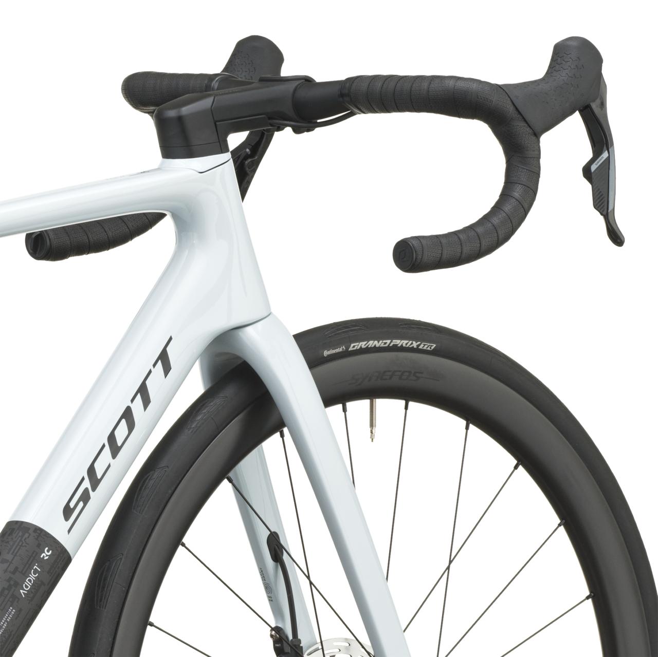 Scott Addict RC 25 Carbon Rennrad cumulus weiß/carbon schwarz 2027