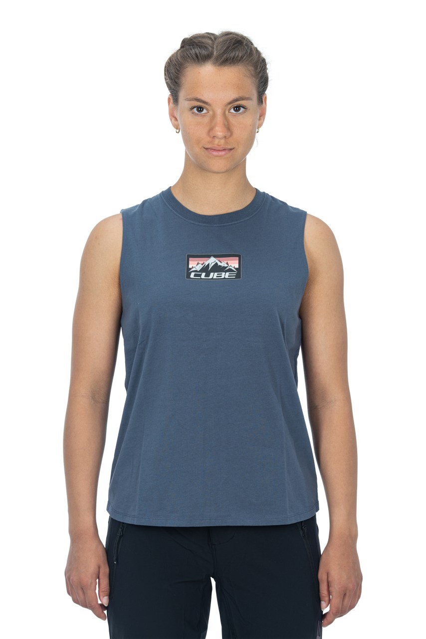Cube Organic Summit Damen Freizeit Tank Top grau 2027