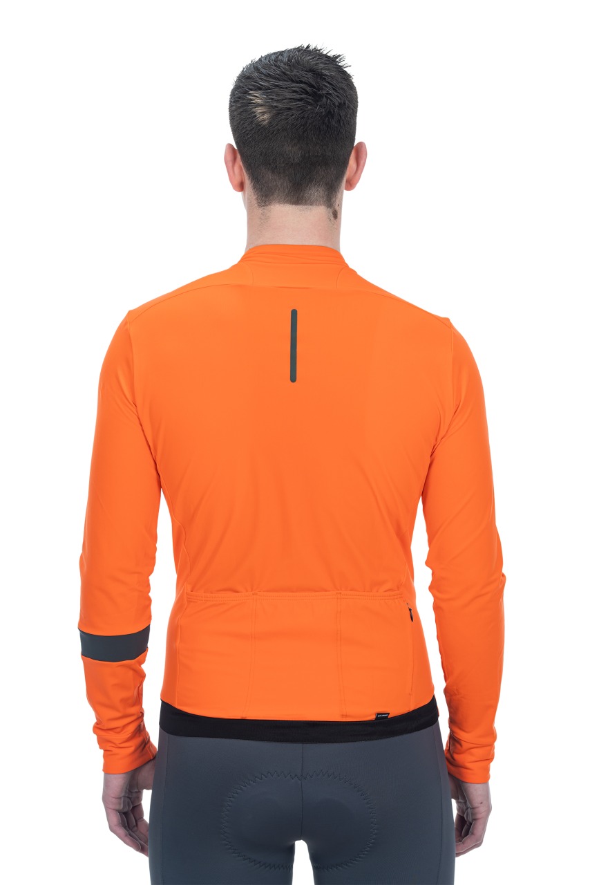 Cube Blackline Fahrrad Trikot lang orange 2023