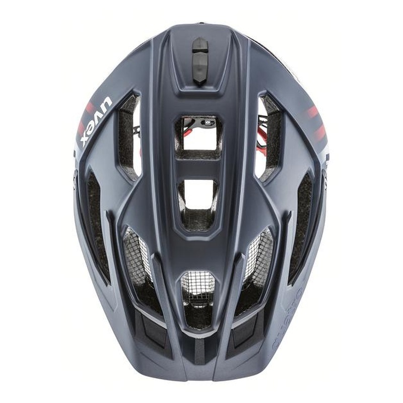 Uvex Quatro CC All Mountain Enduro MTB Fahrrad Helm matt blau/weiß 2024