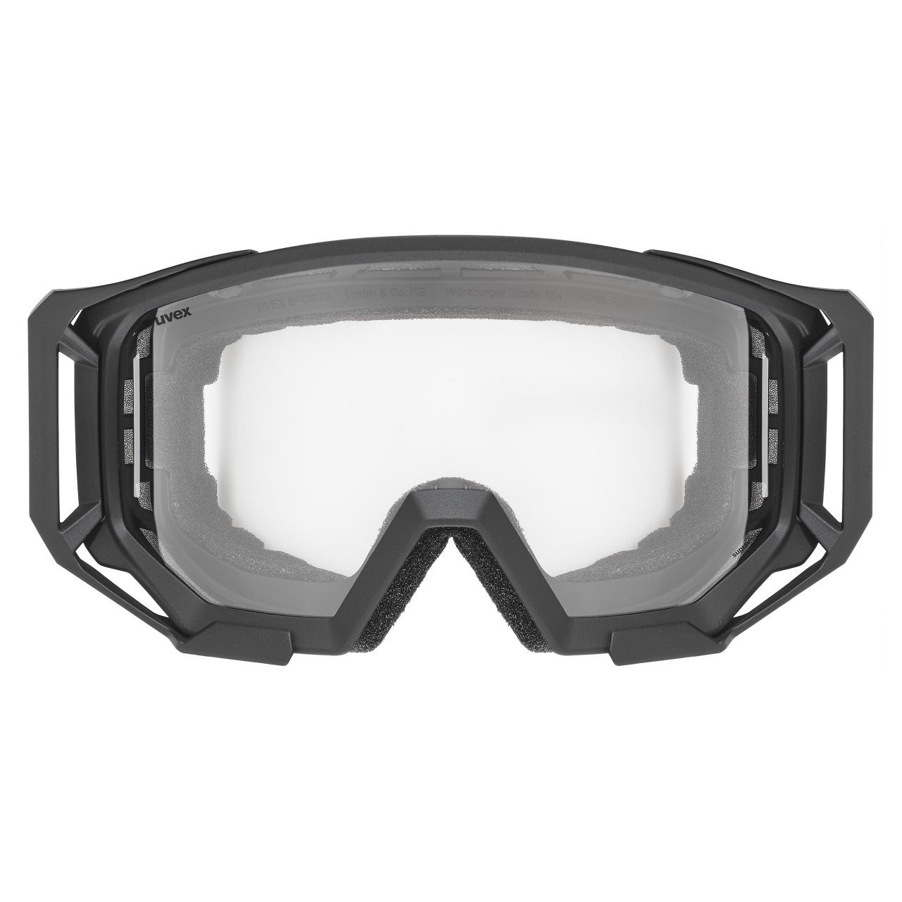 uvex Athletic MTB Goggle Fahrradbrille matt schwarz / klar