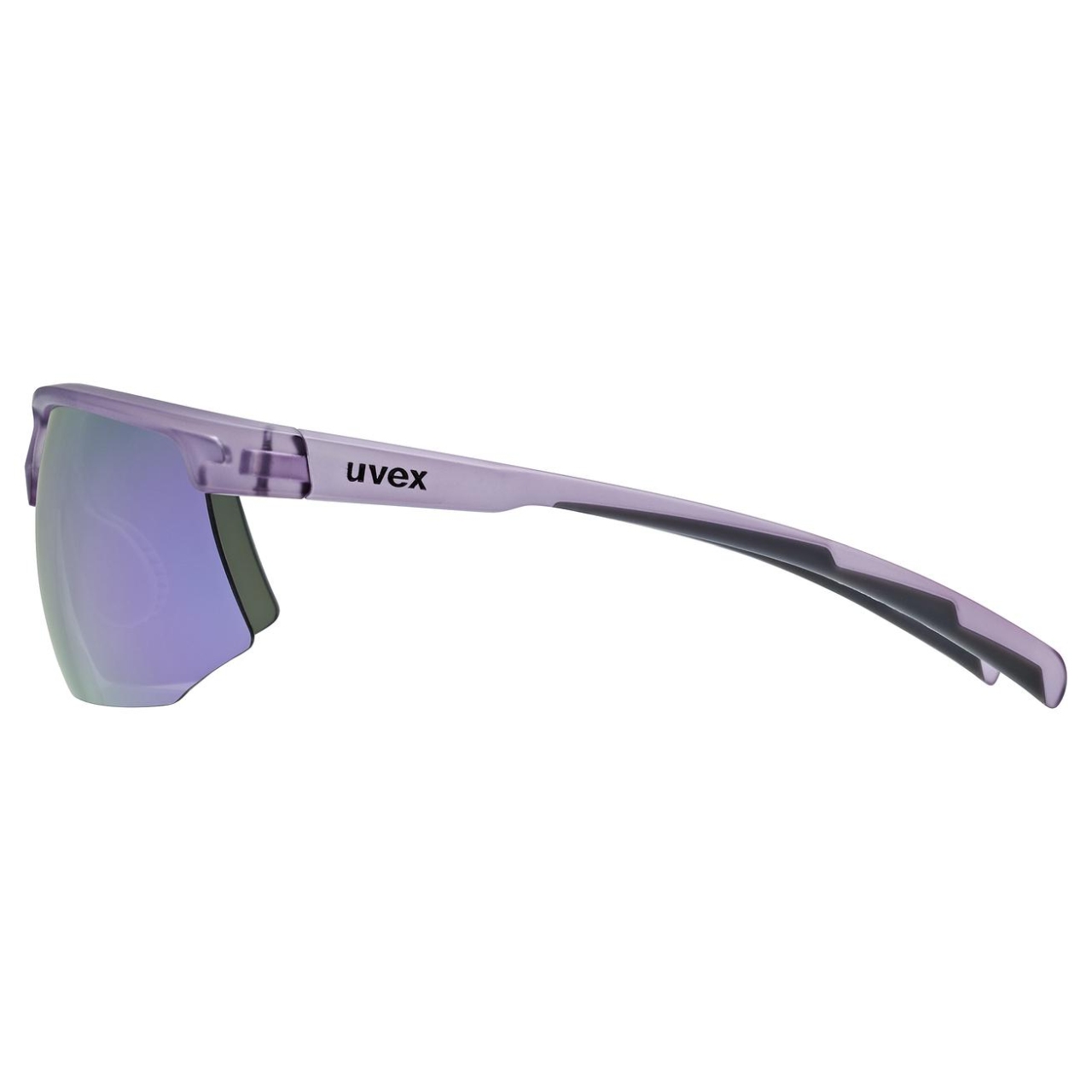 uvex Aerios Laufbrille matt lila / mirror lila