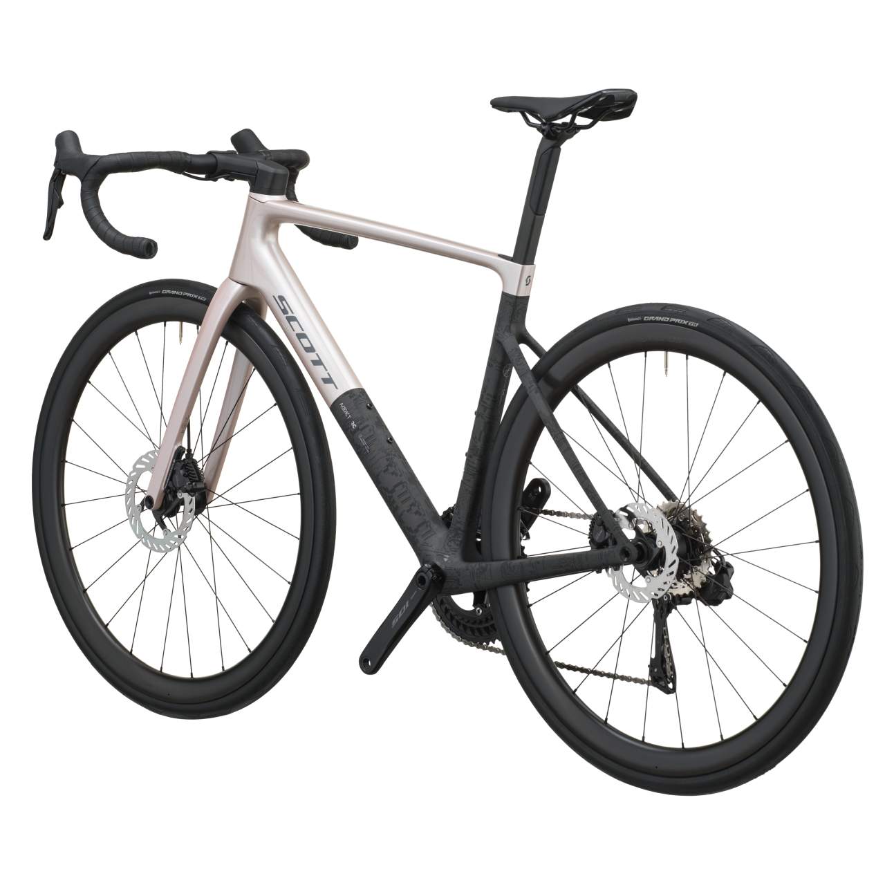 Scott Addict RC 30 Carbon Rennrad champagne pink/carbon schwarz 2027
