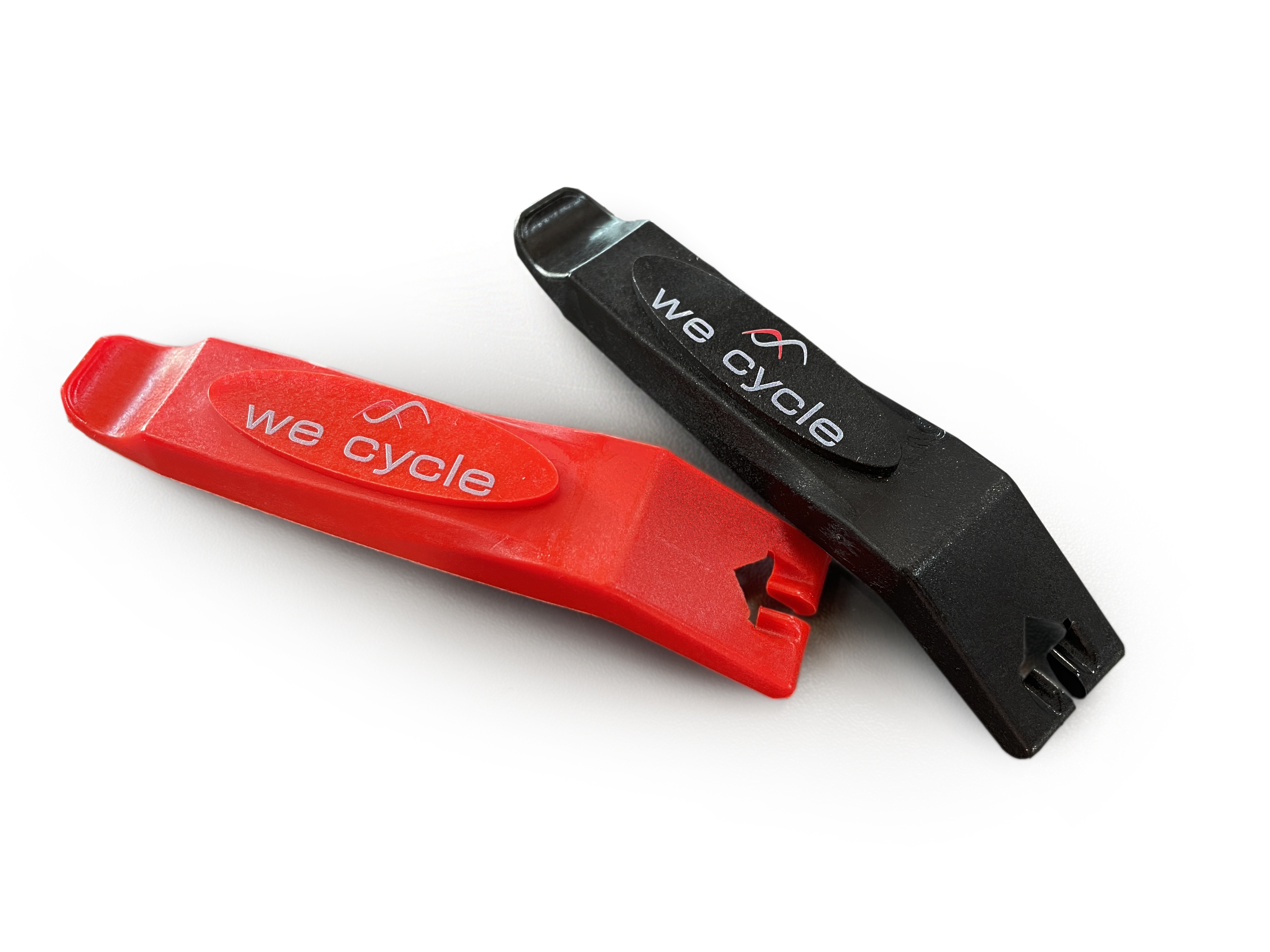 we cycle Team Fahrrad Reifenheber Set schwarz/rot