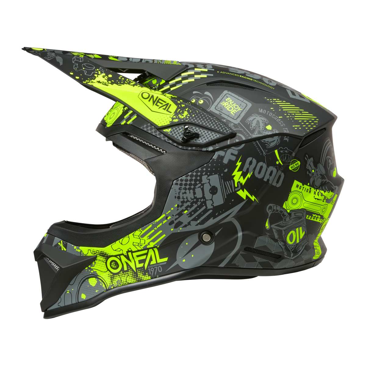 ONeal 1SRS Vibrant Motocross Enduro MTB Helm schwarz/gelb 2027