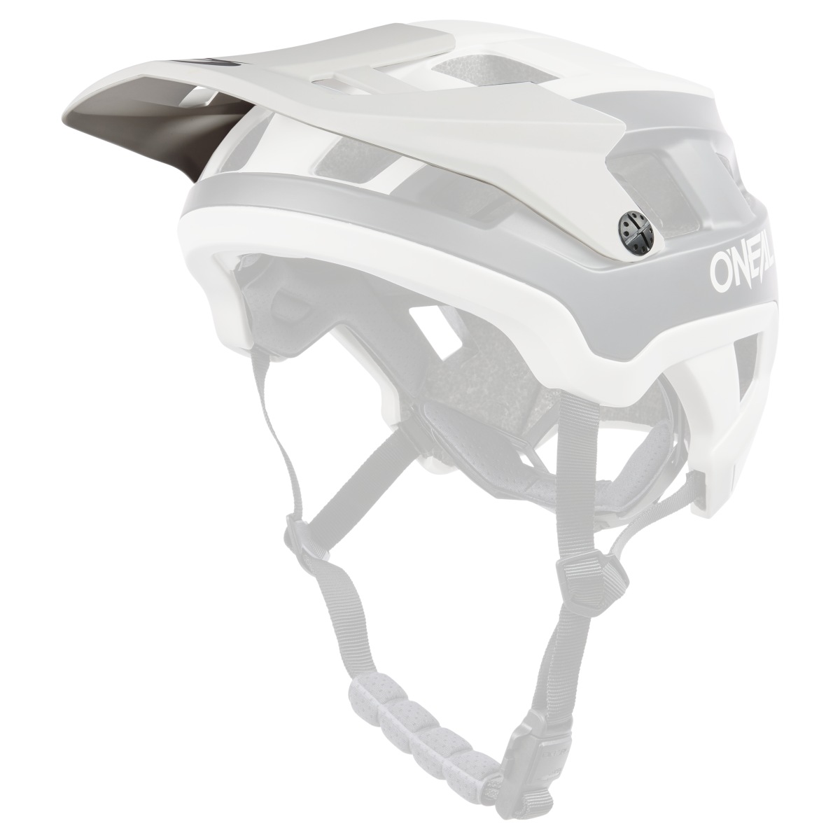 O'Neal Defender Solid Visor Helm Blende Schirm grau/schwarz Oneal