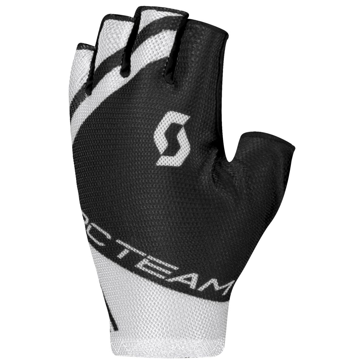 Scott RC Team Fahrrad Handschuhe kurz schwarz/weiß 2020