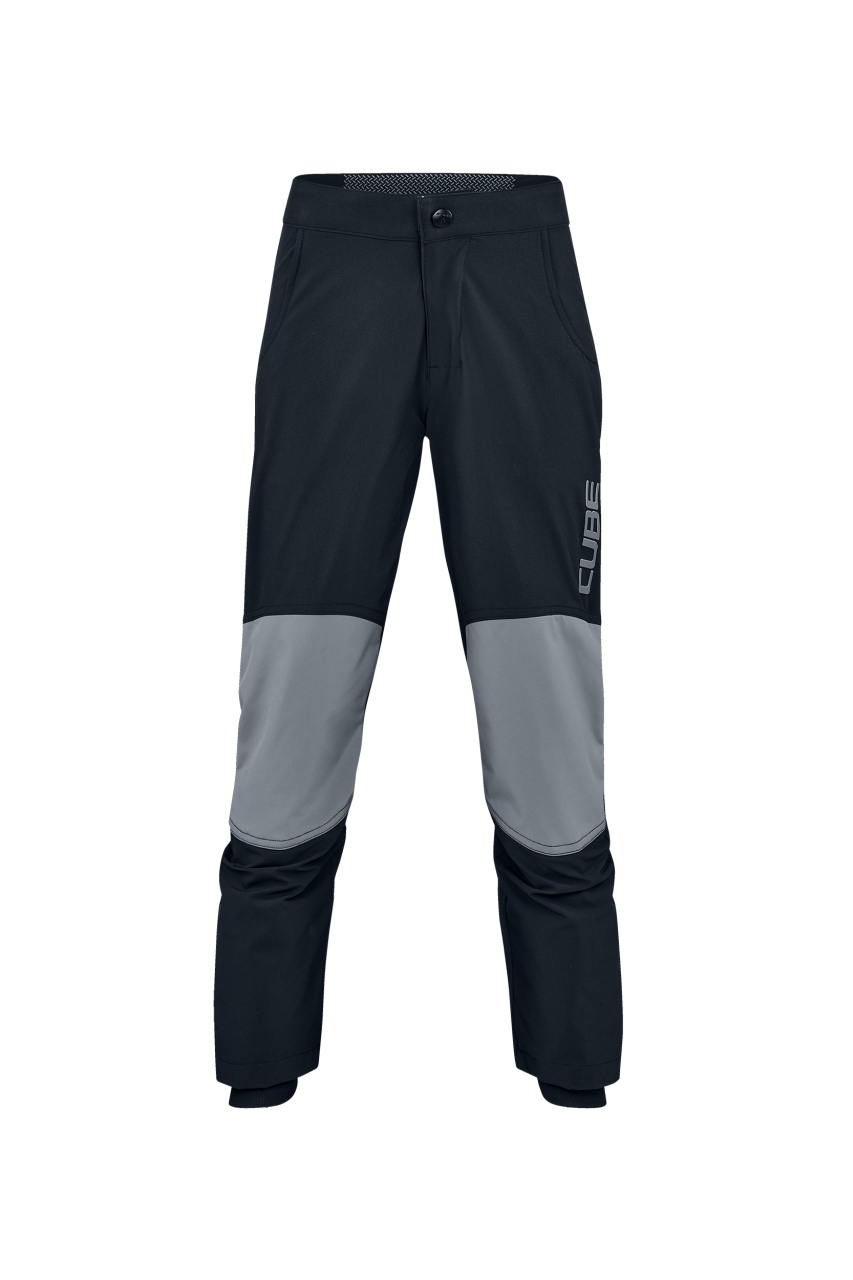Cube Vertex Rookie Lightweight Kinder Fahrradhose lang schwarz/grau 2027