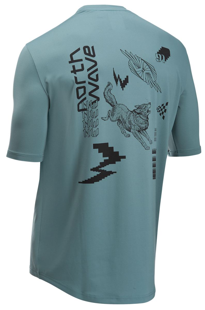 Northwave Xtrail Fahrrad Trikot kurz grün 2025
