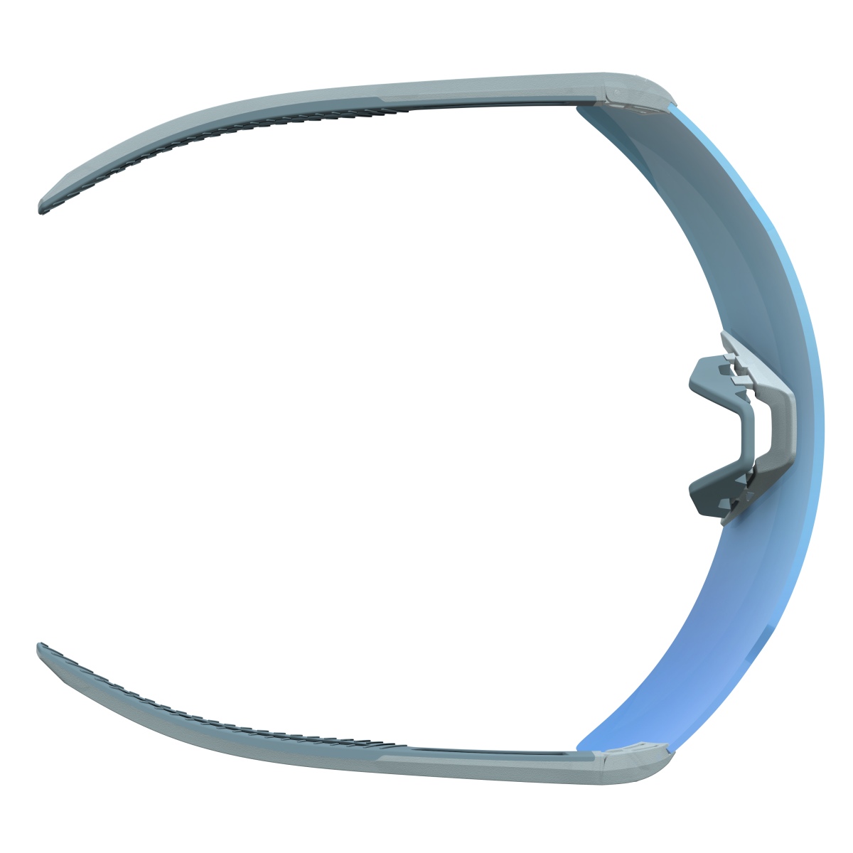 Scott Stride AMP Wechselscheiben Fahrrad Brille morning blau/blau chrome