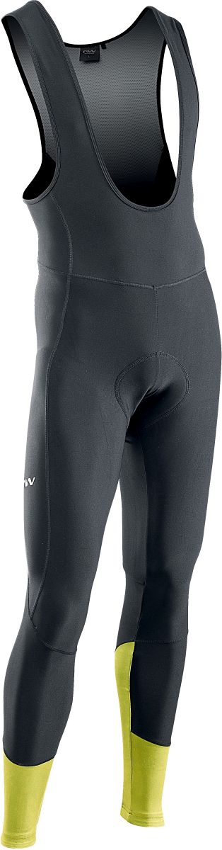 Northwave Active Colorway Winter Fahrrad Trägerhose schwarz/gelb 2024
