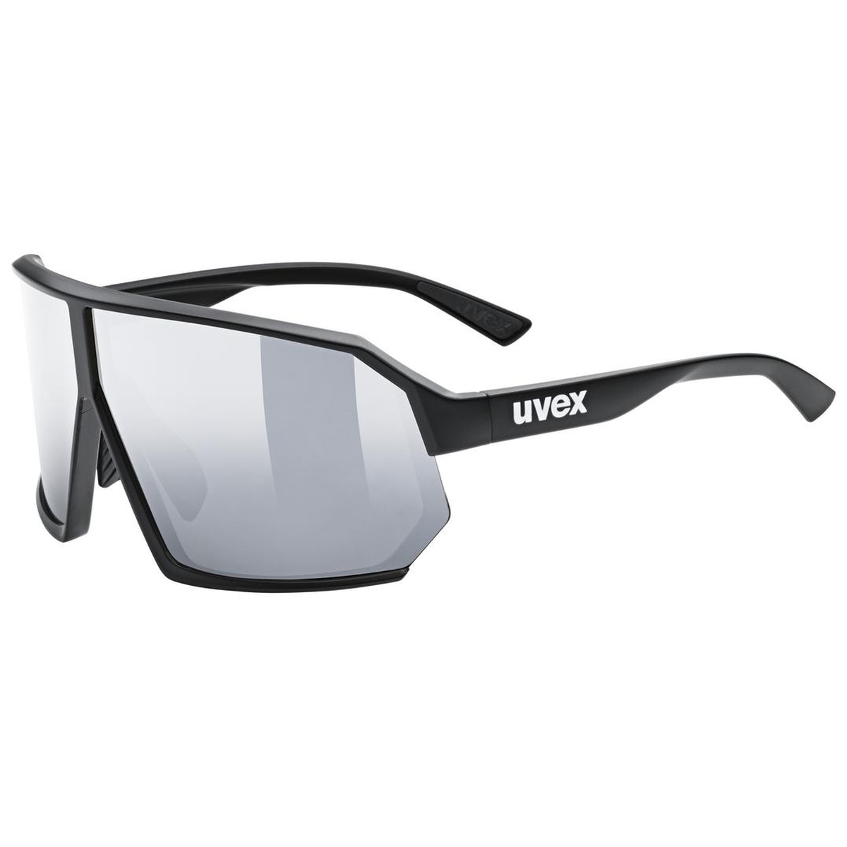 Uvex Sportstyle 237 Fahrrad / Sport Brille schwarz/mirror silberfarben
