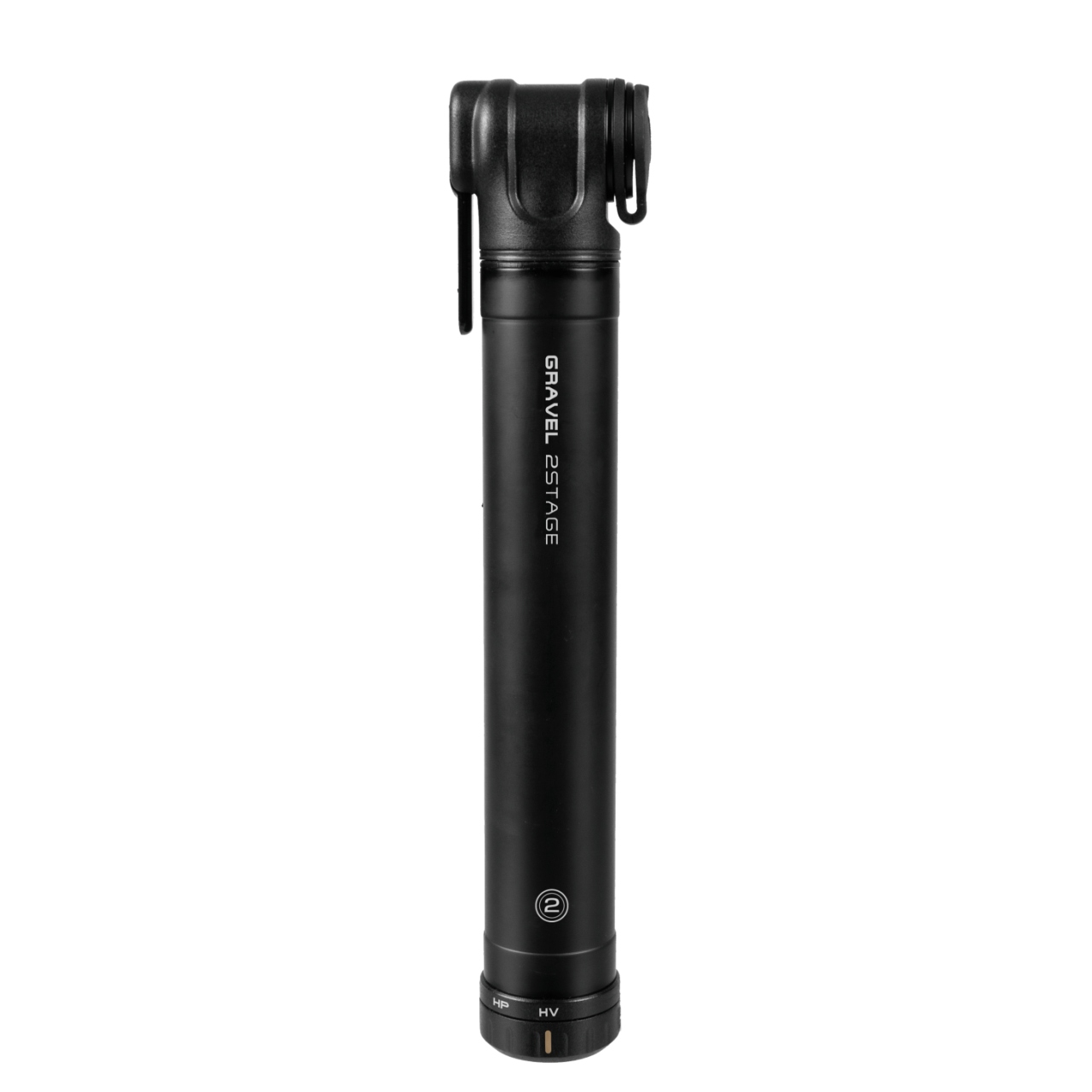 Topeak Gravel 2 Stage Mini Fahrrad Pumpe schwarz