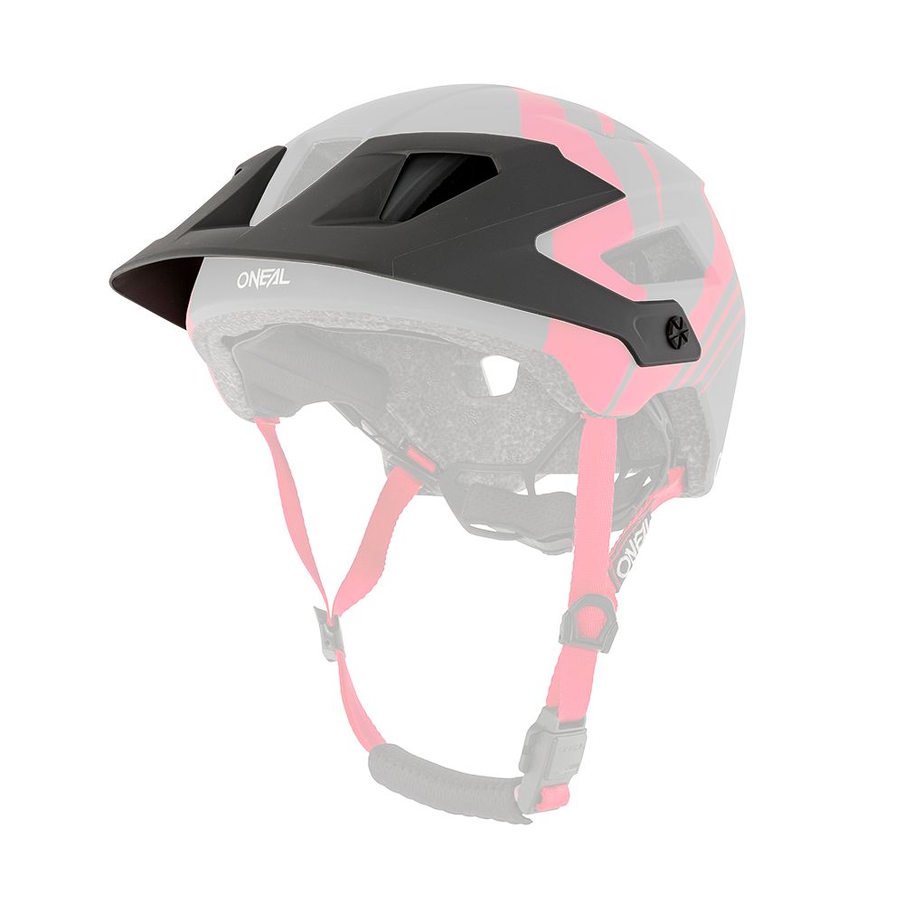 O'neal Visor Defender Nova Helm Visier grau/rot Oneal
