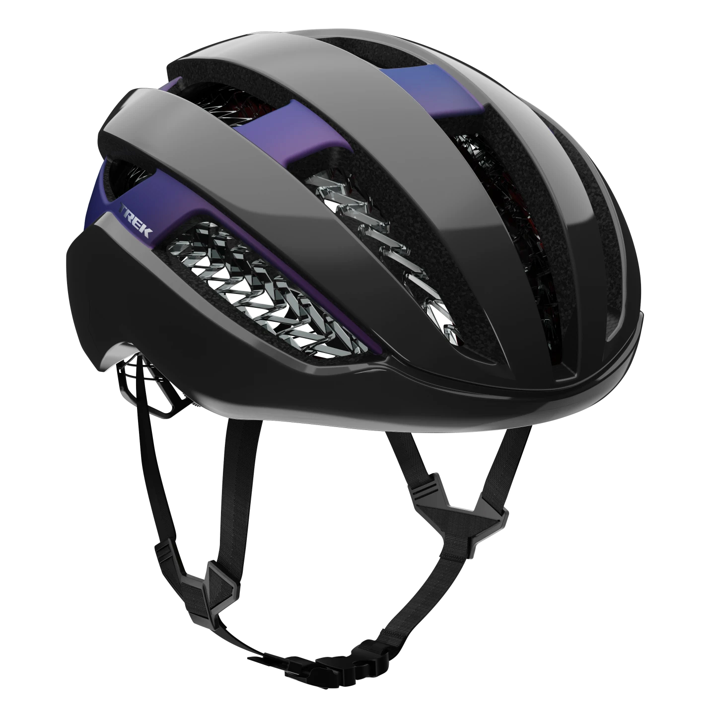 Bontrager Circuit WaveCel Rennrad Fahrrad Helm schwarz/lila 2026