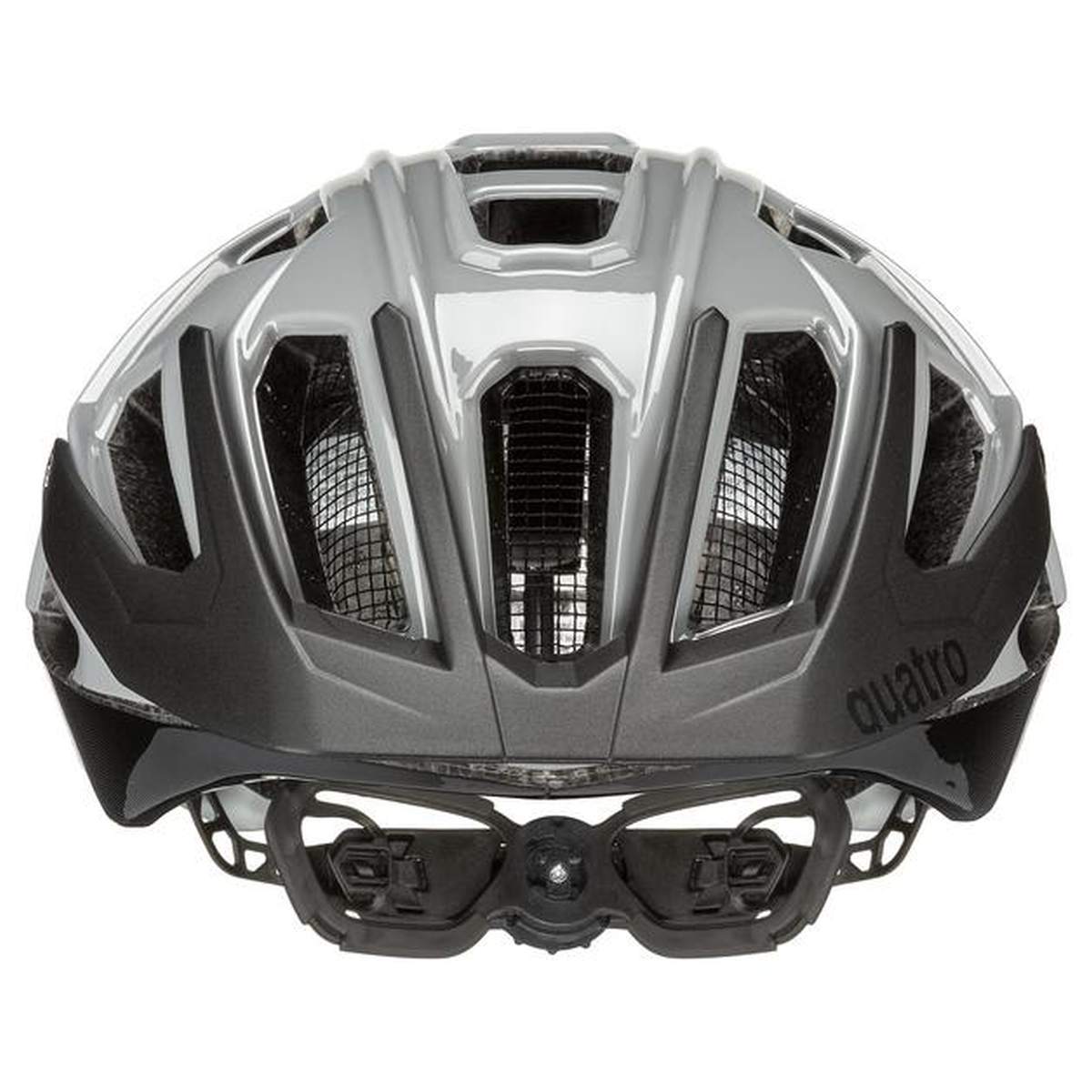 Uvex Quatro All Mountain MTB Fahrrad Helm grau/schwarz 2026