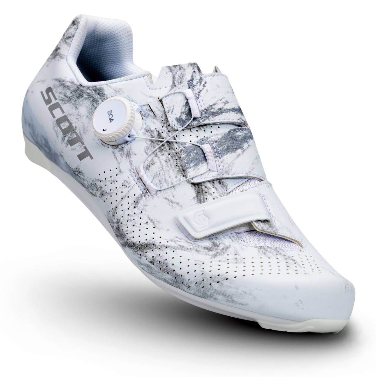 Scott Team Boa Rennrad Fahrradschuhe weiß/grau 2027