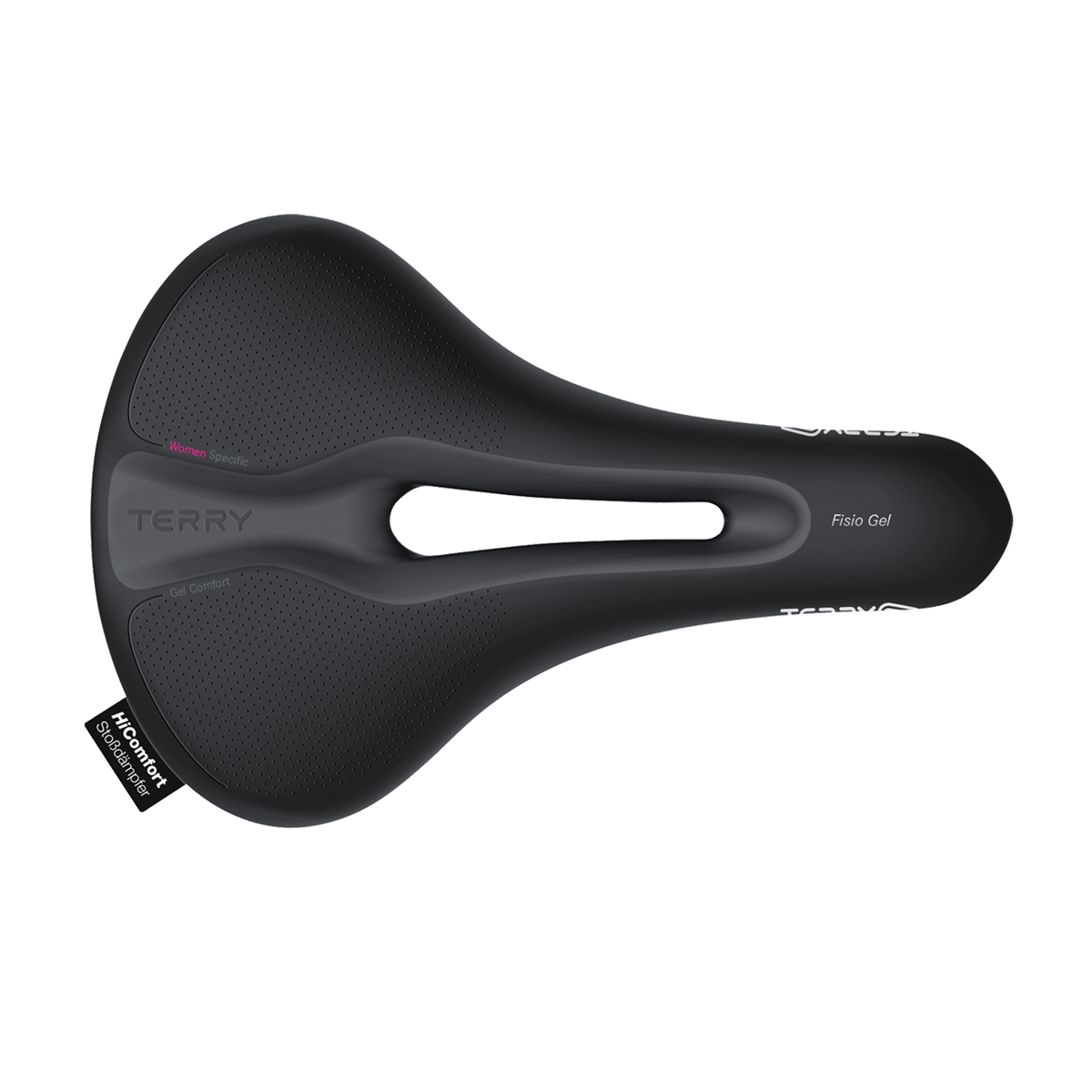 Terry Fisio Flex Gel Max Women Comfort Damen Trekking Fahrrad Sattel schwarz