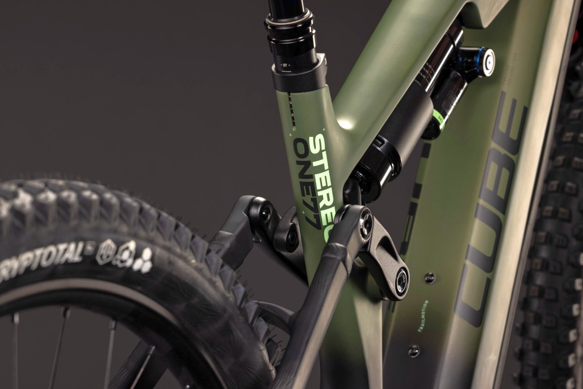 Cube Stereo Hybrid ONE77 HPC TM 800 Carbon E-Bike MTB Pedelec reedgreen/gills 2027