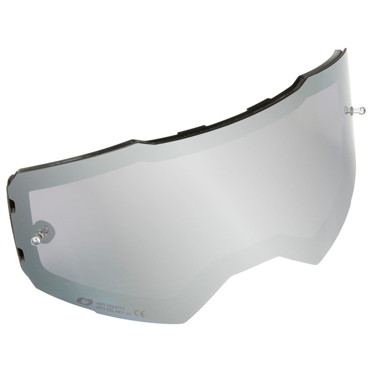 O'Neal Spare Lens Ersatzscheibe mit Pins für B55 Goggle mirror silberfarben Oneal