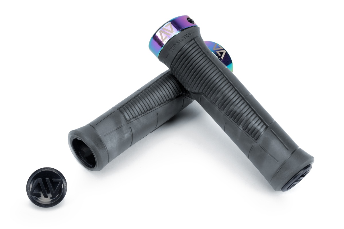 Acid Endure 32.5 mm Fahrradgriffe translucent schwarz/oilslick