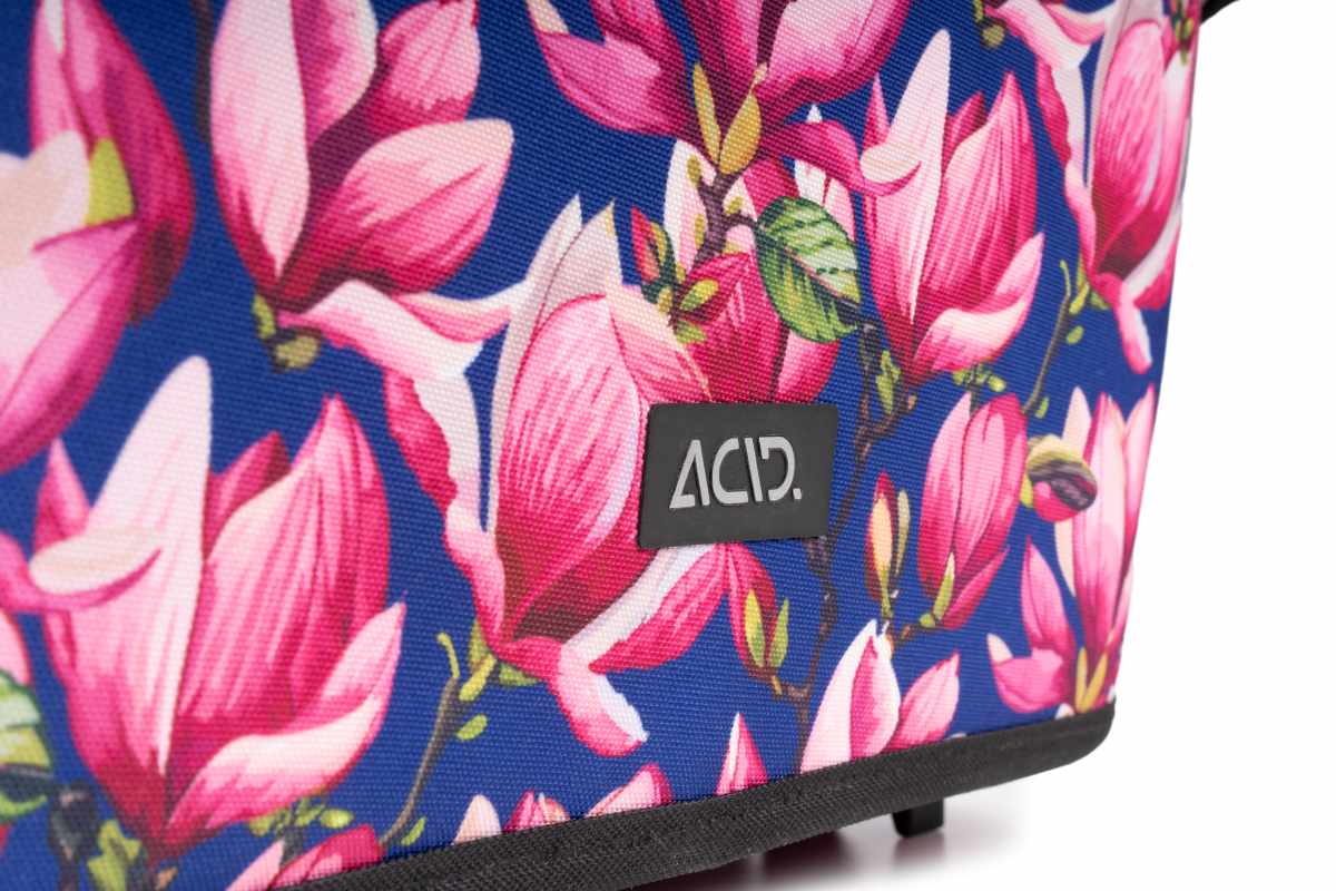 Acid City 20 RILink Fahrrad Gepäckträgerkorb lila/pink
