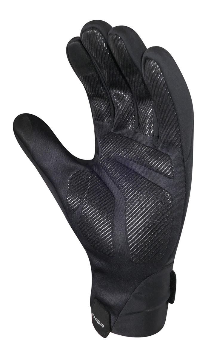 Chiba Softshell Waterproof Fahrrad Winter Handschuhe lang schwarz 2027