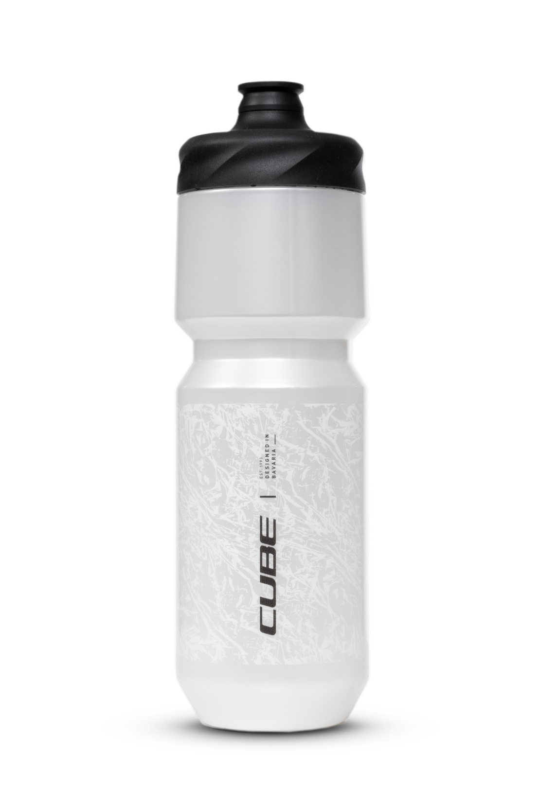 Cube Flow DS 750 Teamline 0.75 Liter Fahrradflasche metallic weiß
