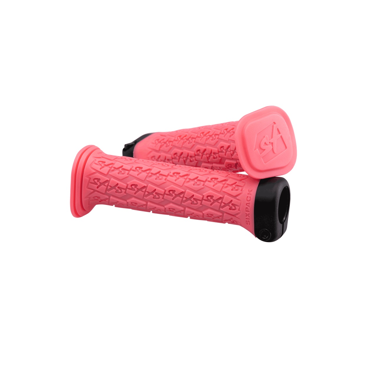 Sixpack 1st Ride Lock-On Fahrrad Schraubgriffe pink/schwarz
