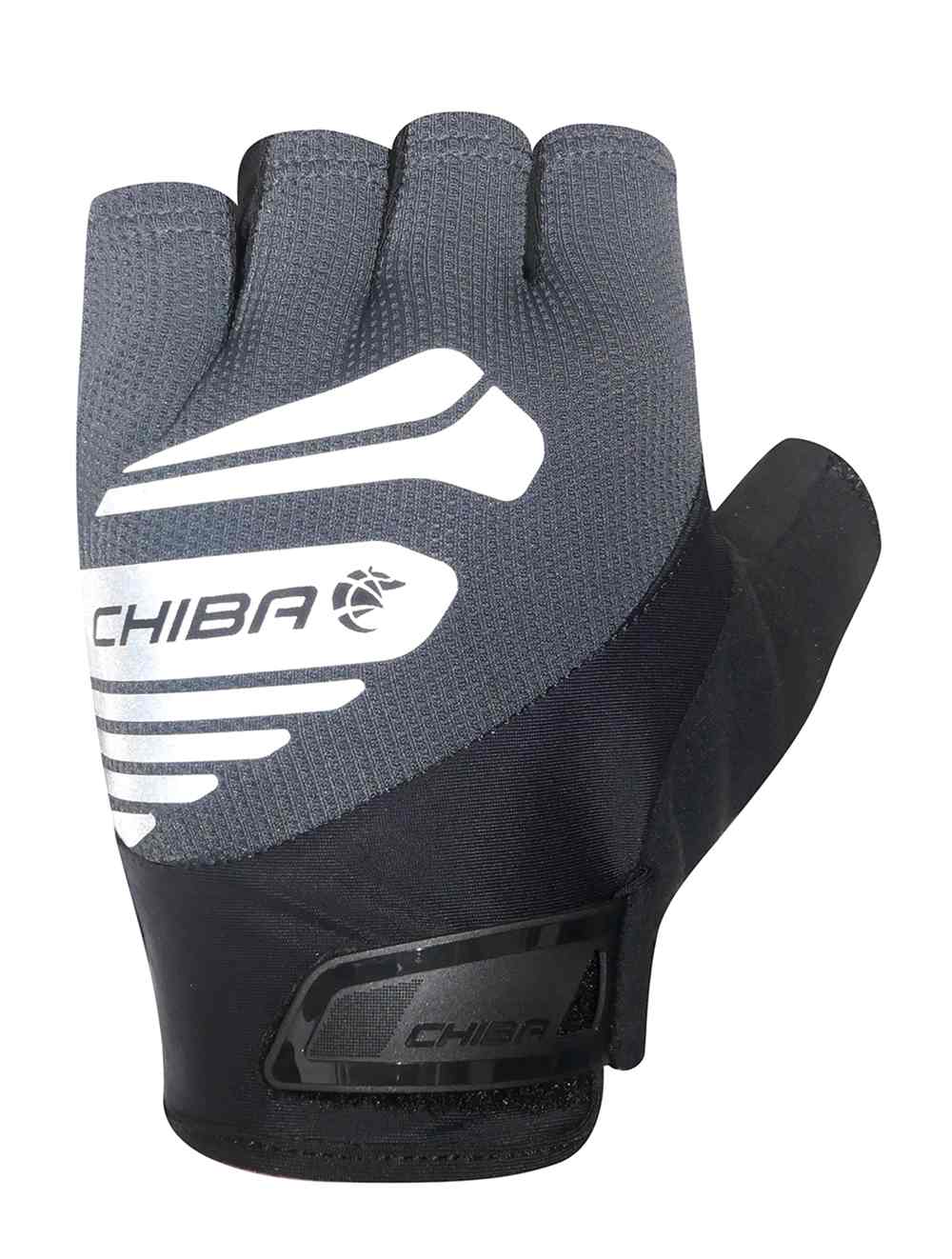 Chiba Air Plus Reflex Fahrrad Handschuhe kurz grau/schwarz 2027