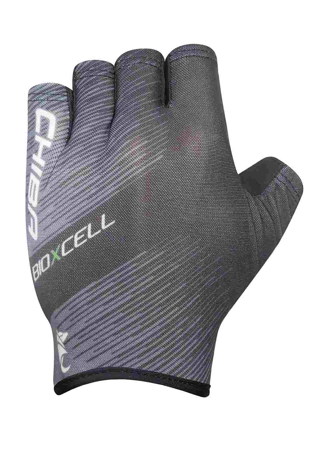 Chiba BioXCell Tan Through Fahrrad Handschuhe kurz.grau/schwarz 2027