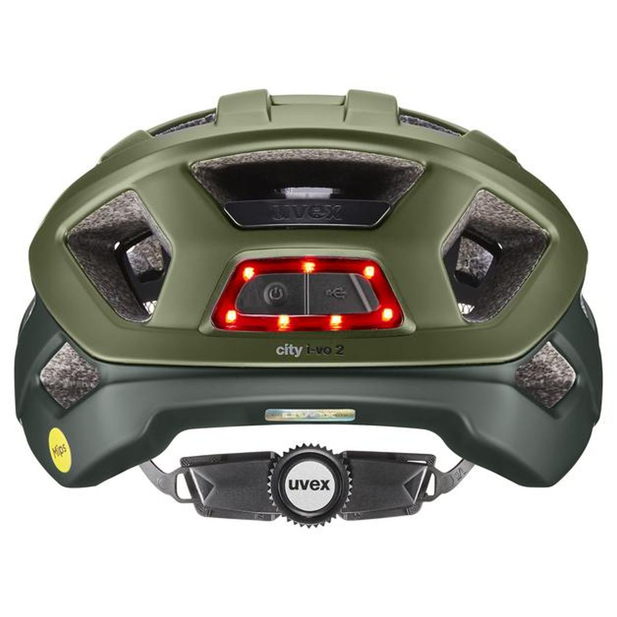 uvex City i-vo 2 MIPS Fahrrad Helm matt olive grün 2026