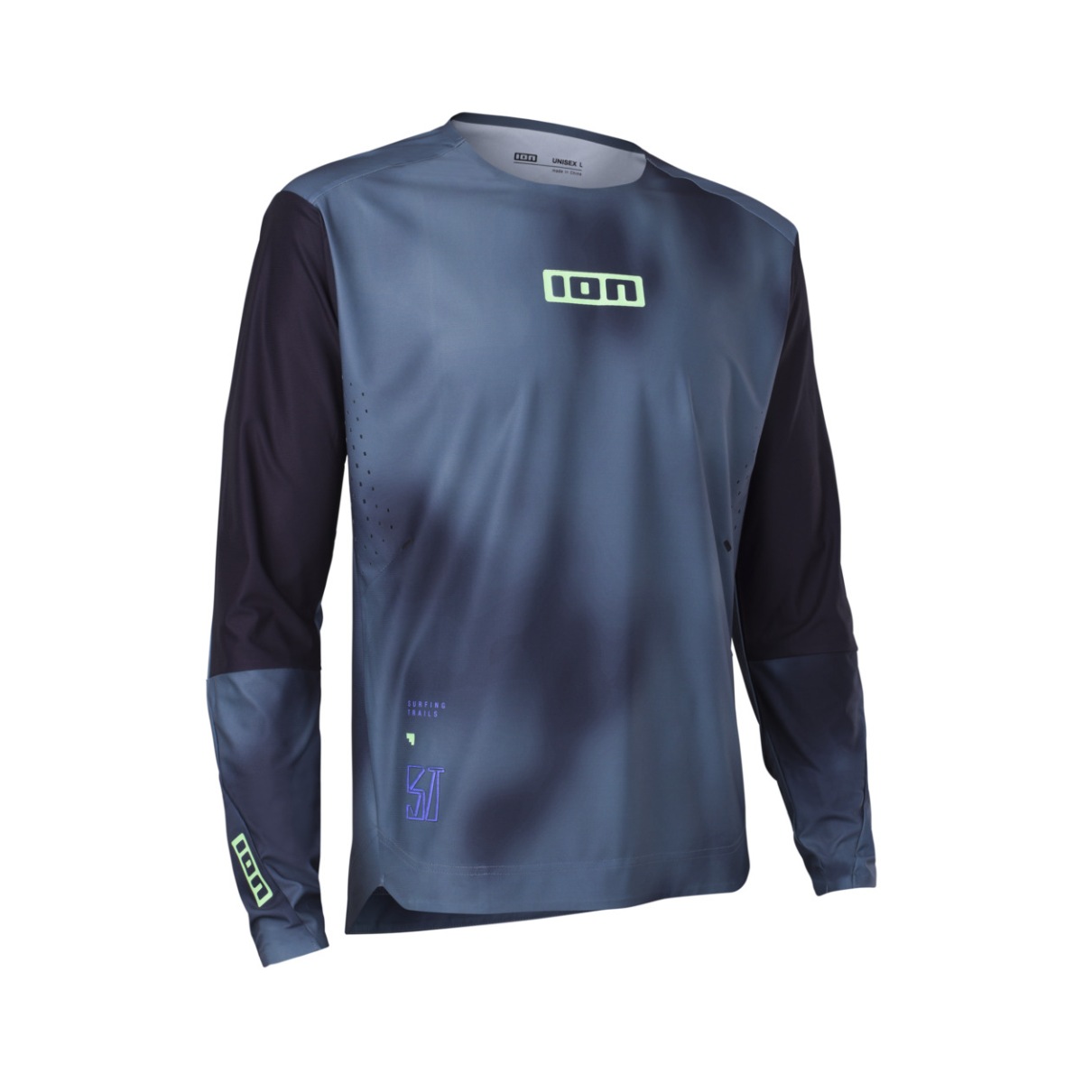 ION Scrub Utah MTB Fahrradtrikot langarm schwarz 2026