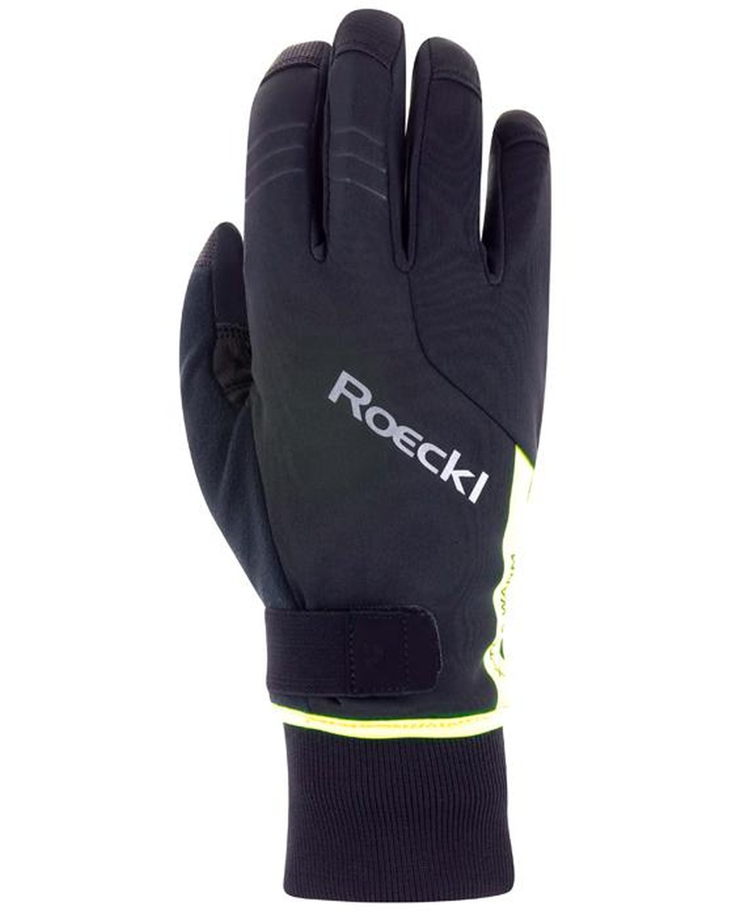 Roeckl Villach 2 Winter Fahrrad Handschuhe lang schwarz/gelb 2023