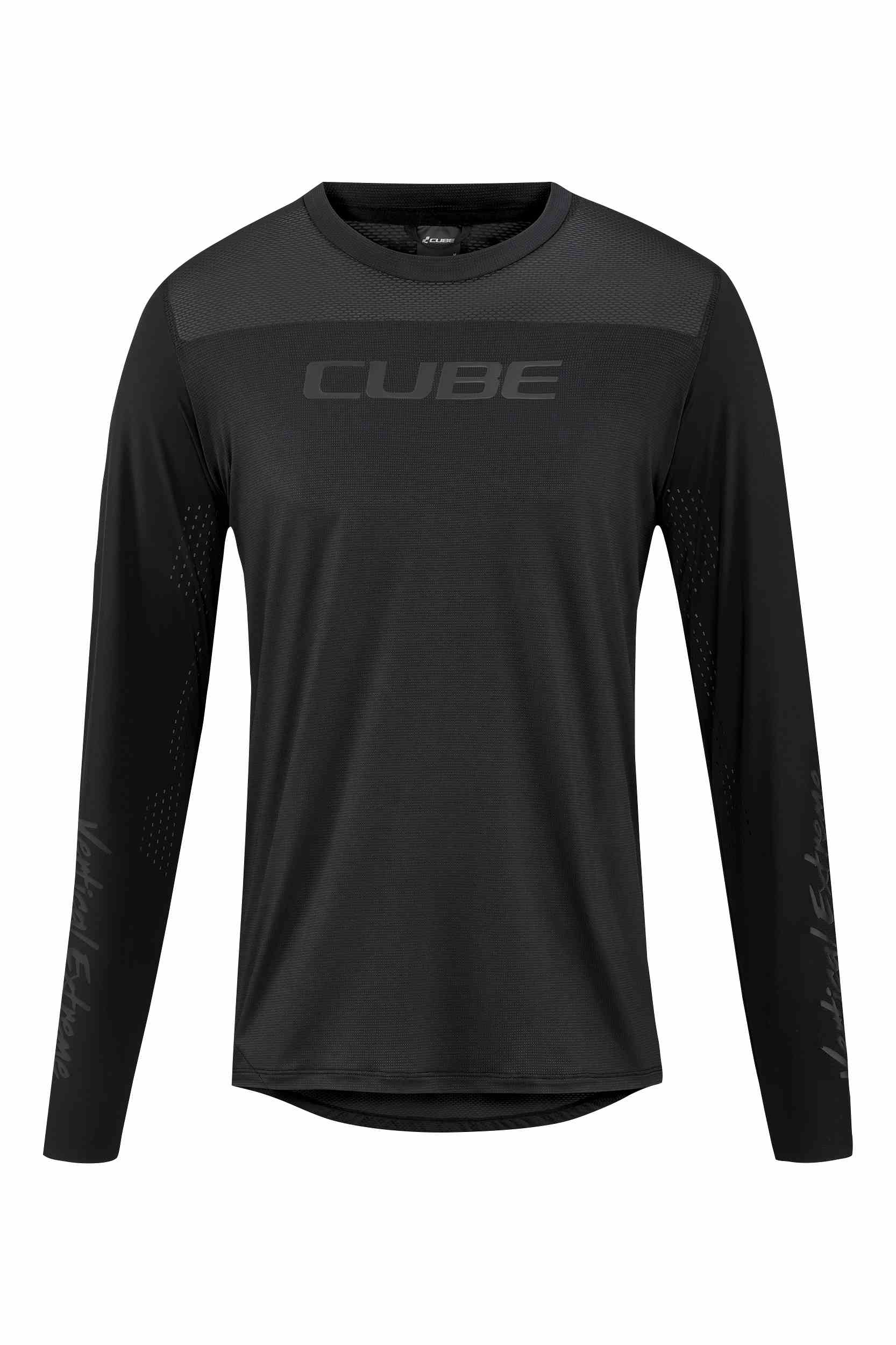 Cube Vertex Pro Fahrrad Trikot lang schwarz 2027