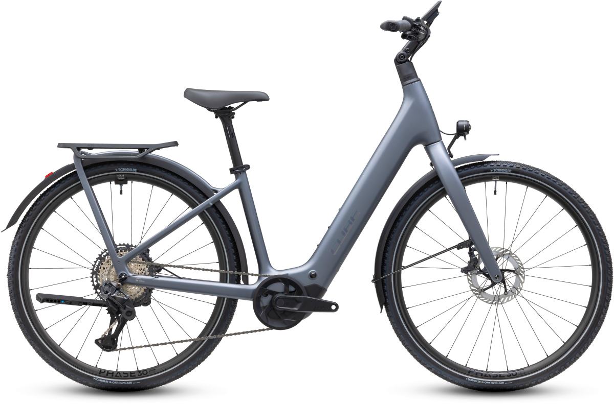 Cube Kathmandu Hybrid C:62 SLT 400X Easy Entry 28'' Carbon E-Bike Trekking Pedelec ashgrey/prizm 2027