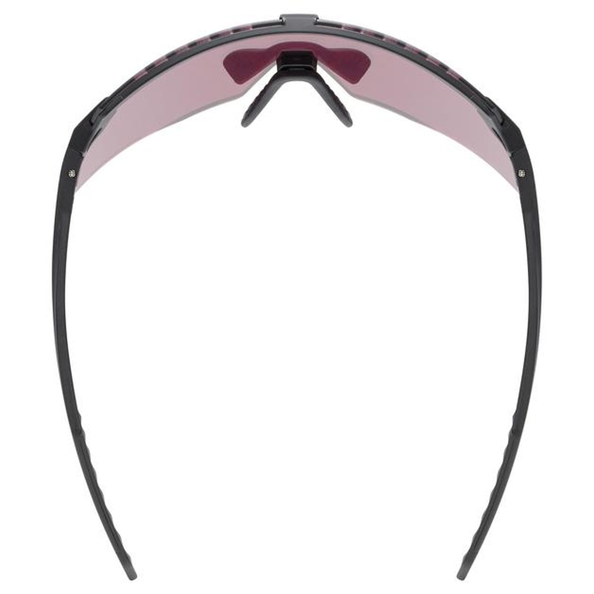 Uvex Pace Stage CV Fahrrad / Sport Brille schwarz/mirror silberfarben