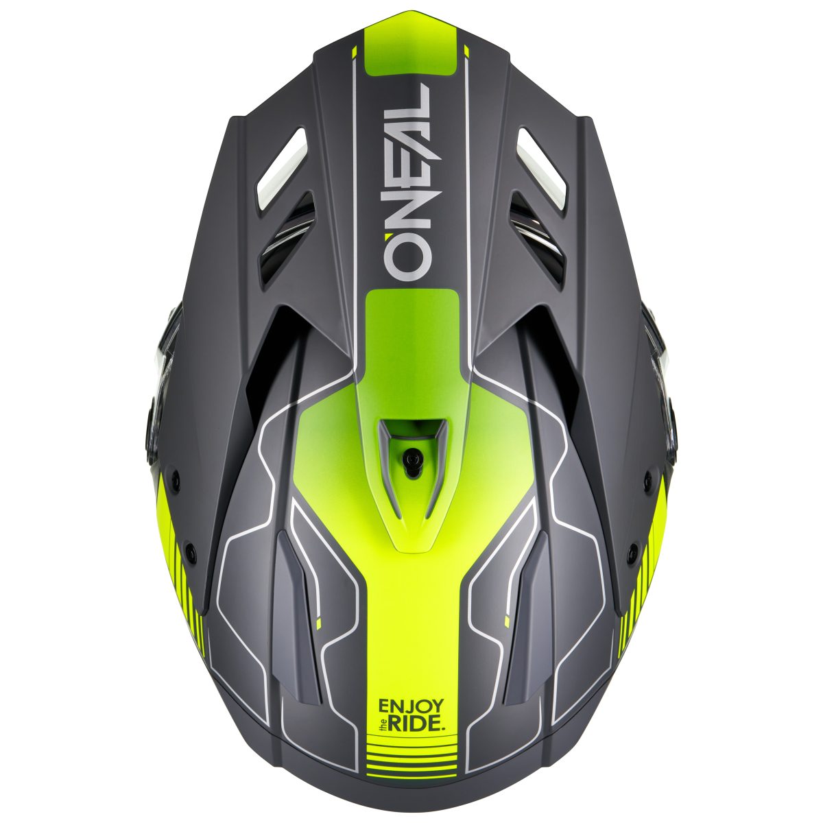 ONeal Sierra RS Echo Motorradhelm schwarz/gelb 2027