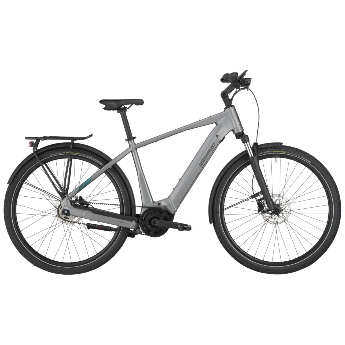 Bergamont E-Horizon Tour 35 Belt E-Bike Trekking Pedelec matt silberfarben 2025