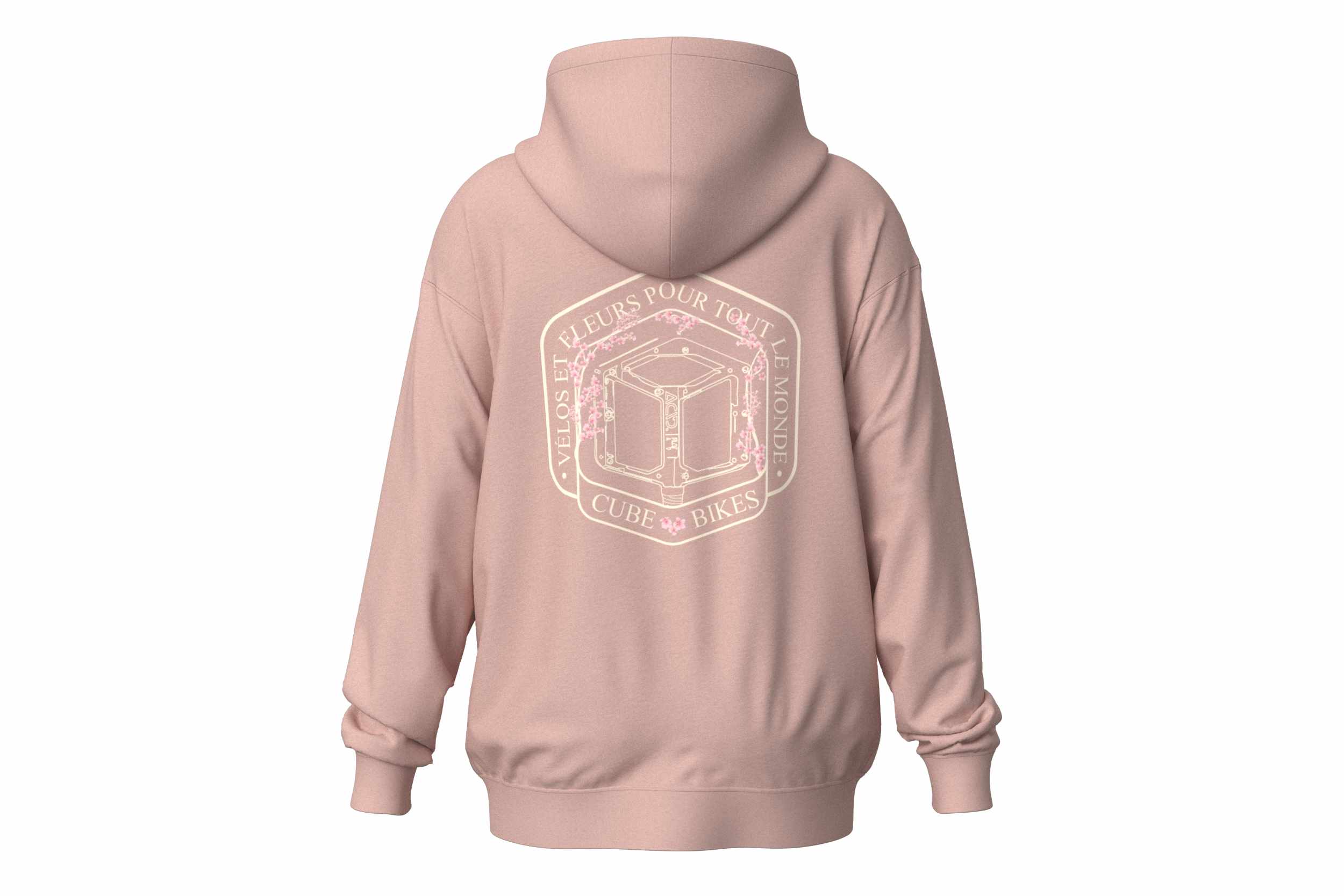 Cube Comfy Freizeit Hoodie / Pullover rosa 2026