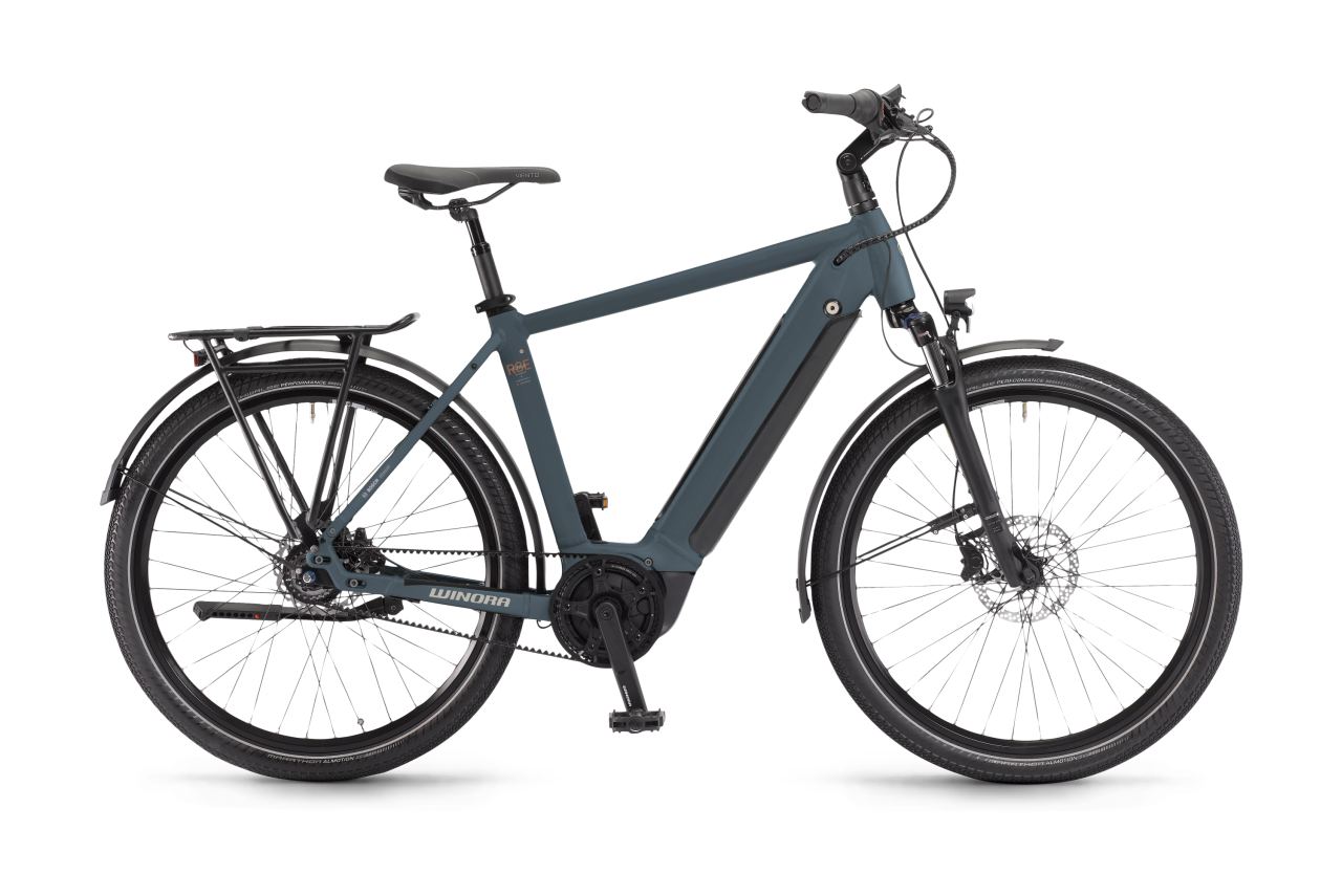 Winora Sinus R8Ef 27.5'' Pedelec E-Bike Trekking Fahrrad matt grau 2025