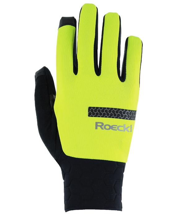 Roeckl Montalin Fahrrad Handschuhe lang gelb/schwarz 2027