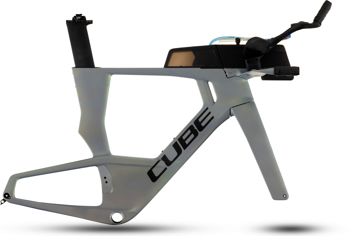 Cube Aerium C:68X Frameset Carbon Triathlon Rahmenset genesisgrid/black 2027