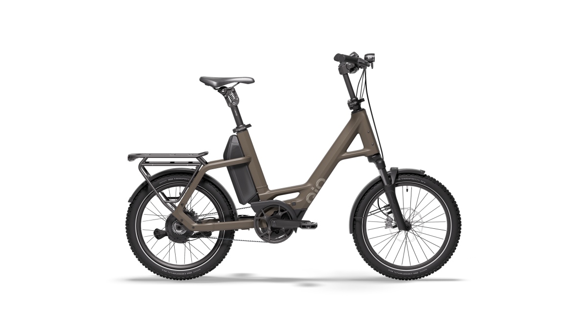 QIO Compact CXNINEx 3x3 20'' E-Bike Pedelec dark olive matt 2026