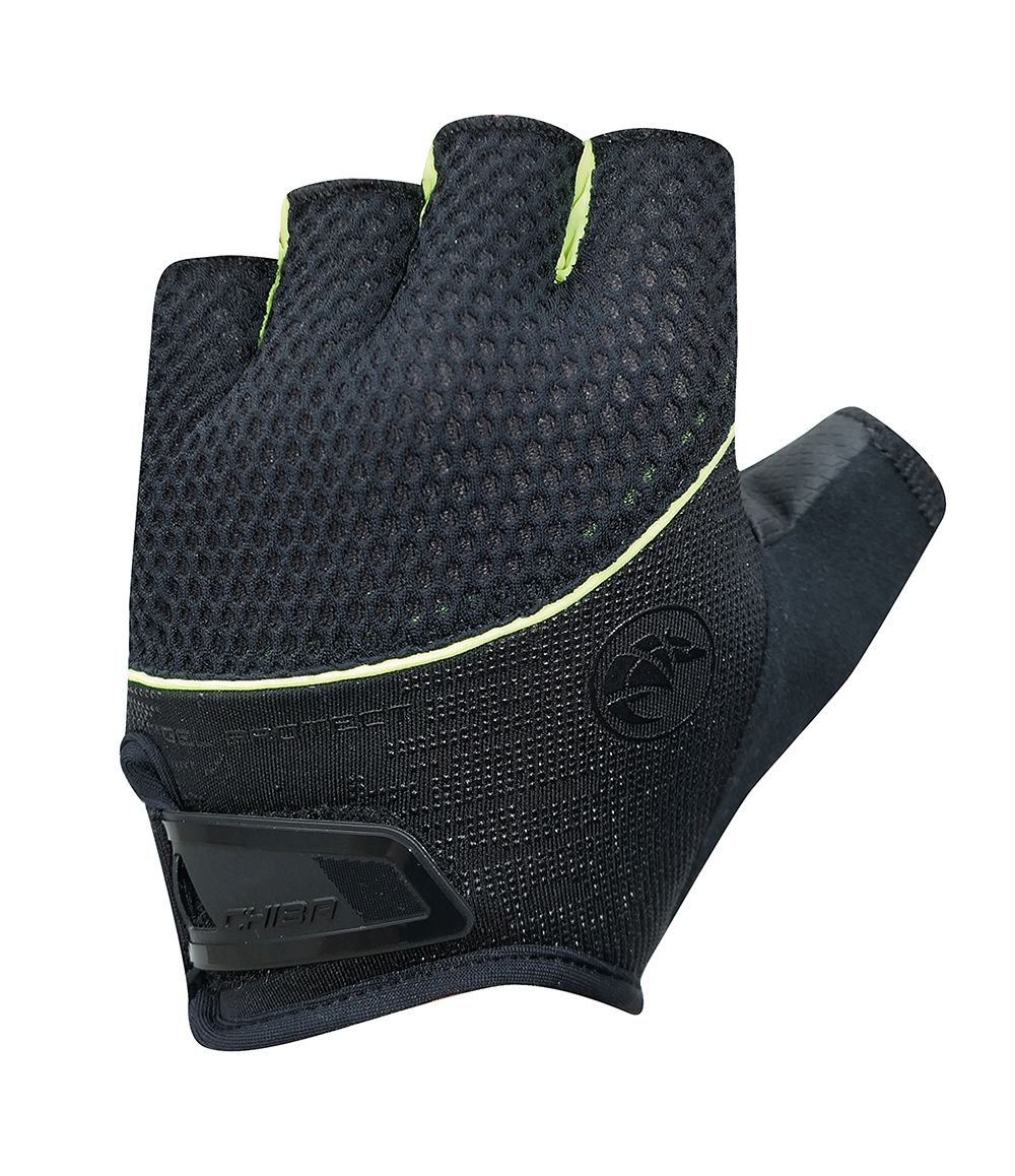 Chiba Jet Stream Fahrrad Handschuhe kurz schwarz/gelb 2027