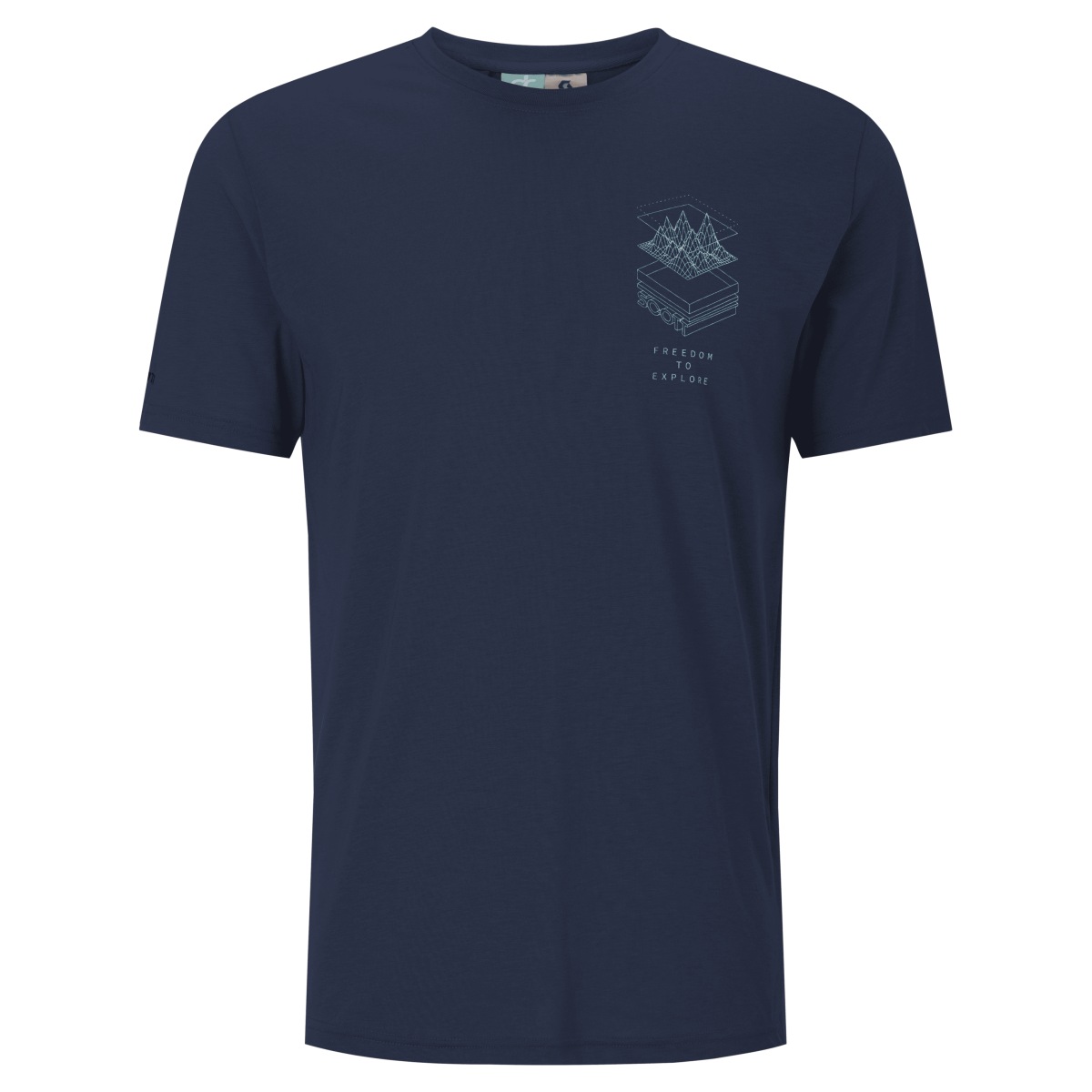 Scott Defined DRI Outdoor / Sportshirt kurzarm blau 2026