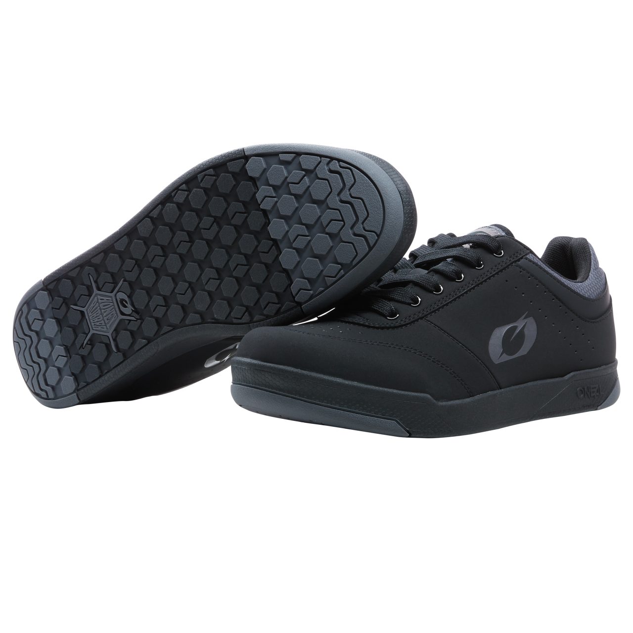 O'Neal Pumps Flat Dirt MTB Fahrrad Schuhe schwarz/grau 2026 Oneal