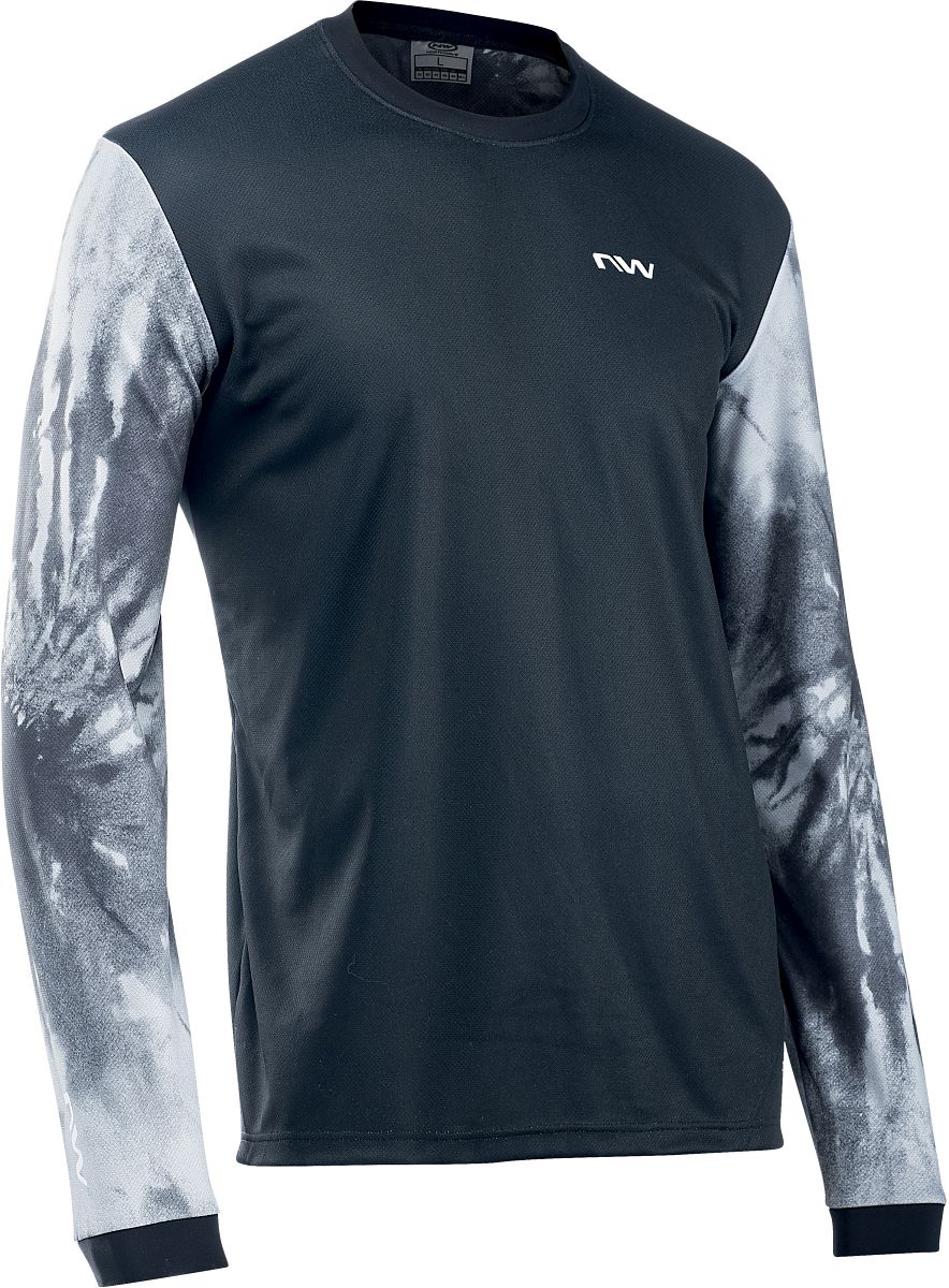 Northwave Enduro Fahrrad Trikot lang schwarz/grau 2022